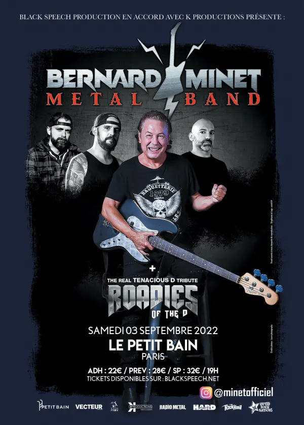Bernard Minet Metal Band-The Roadies Of The D-Petit Bain-03_09_2022