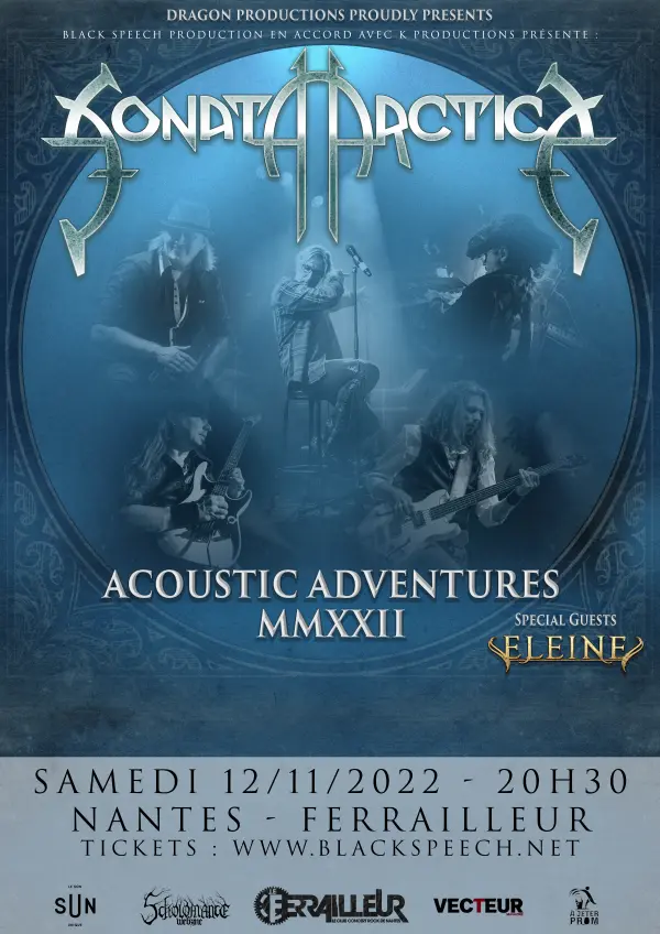 Sonata Arctica Acoustique-Eleine Acoustique-Le Ferrailleur-12_11_2022