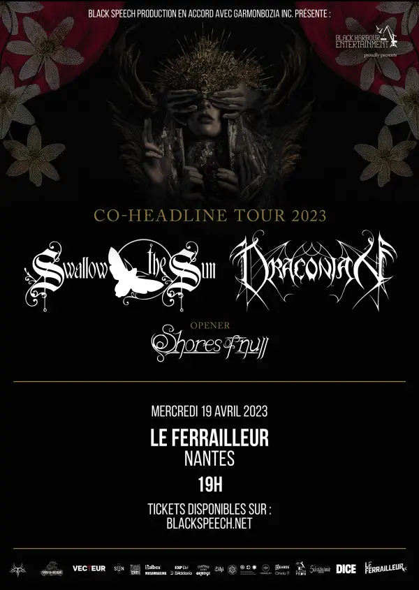 Swallow The Sun-Draconian-Shores Of Null-Le Ferrailleur-19_04_2023