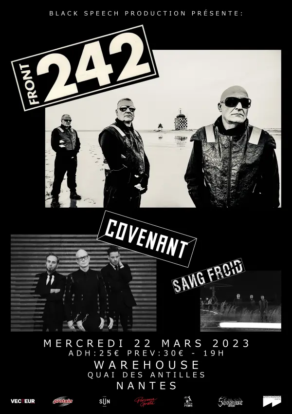 Front 242-Covenant-Sang Froid-Warehouse-22_03_2023