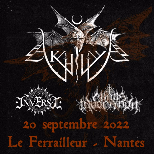 Affiche de l'événement Akhlys + Fides Inversa + Chaos Invocation