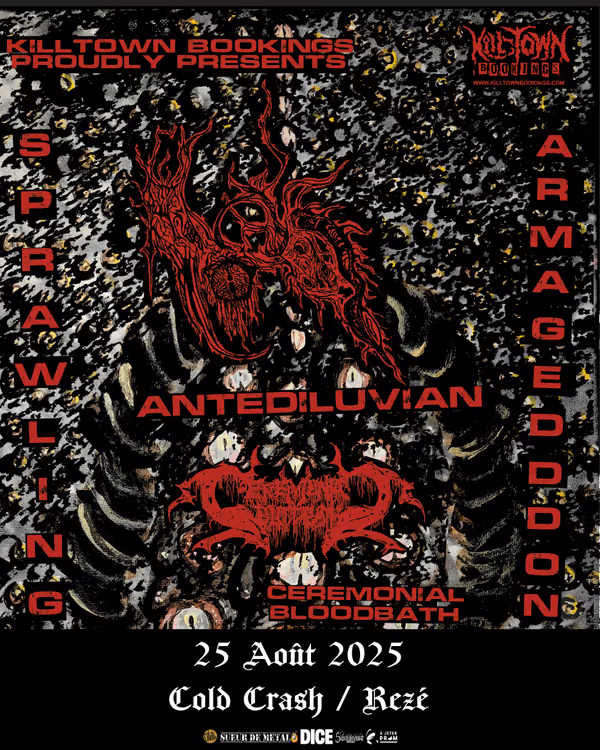 Affiche de l'événement Antediluvian + Ceremonial Bloodbath