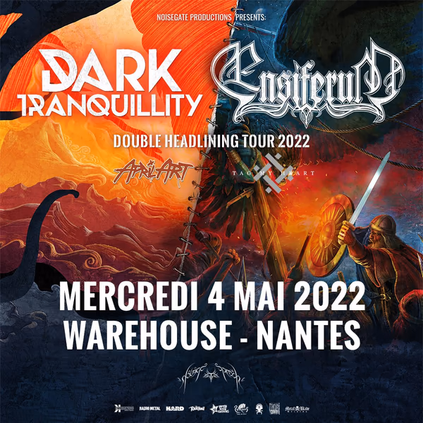 Affiche de l'événement Dark Tranquillity + Ensiferum + guests