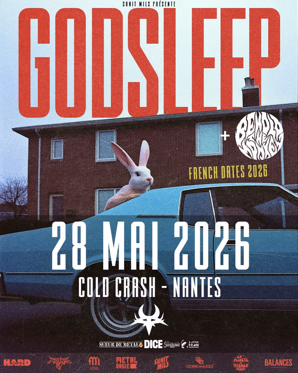 Affiche de l'événement Godsleep + Behold The Monkey