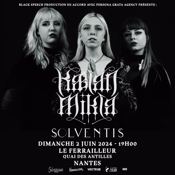 Affiche de l'événement Kælan Mikla + Solventis