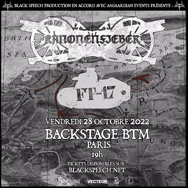 Affiche de l'événement Kanonenfieber + FT-17