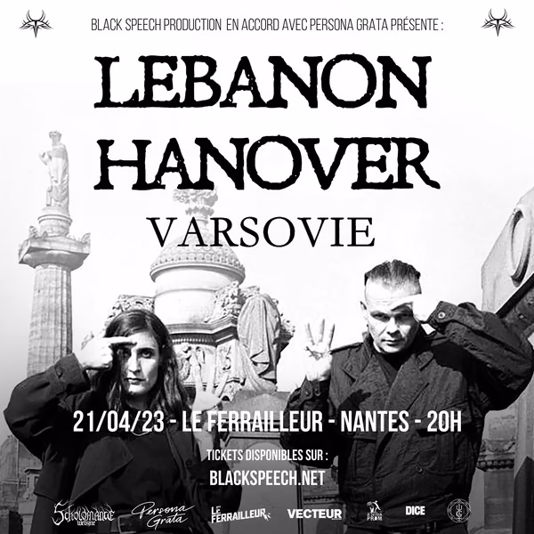 Affiche de l'événement Lebanon Hanover + Varsovie