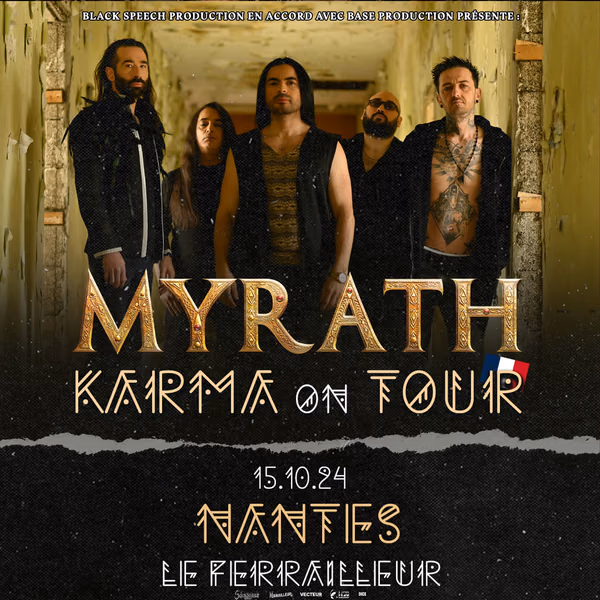 Affiche de l'événement Myrath + Disconnected 