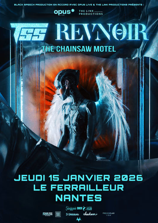 Affiche de l'événement Revnoir + Tss + The Chainsaw Motel 