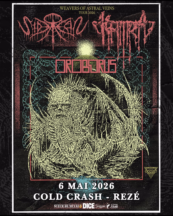 Affiche de l'événement Siderean + Kamra + Oroborus