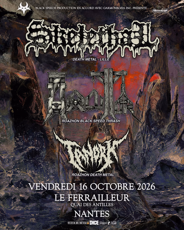 Affiche de l'événement Skelethal + Hexecutor + Tanork