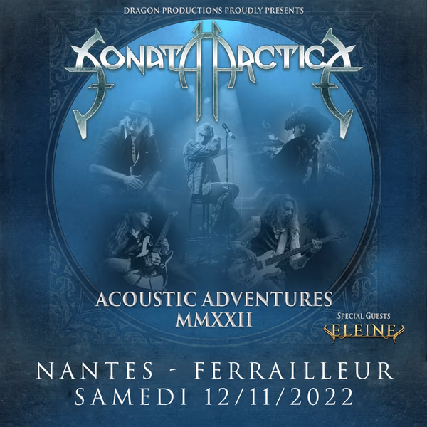 Affiche de l'événement Sonata Arctica (Acoustic Adventures) + Eleine 