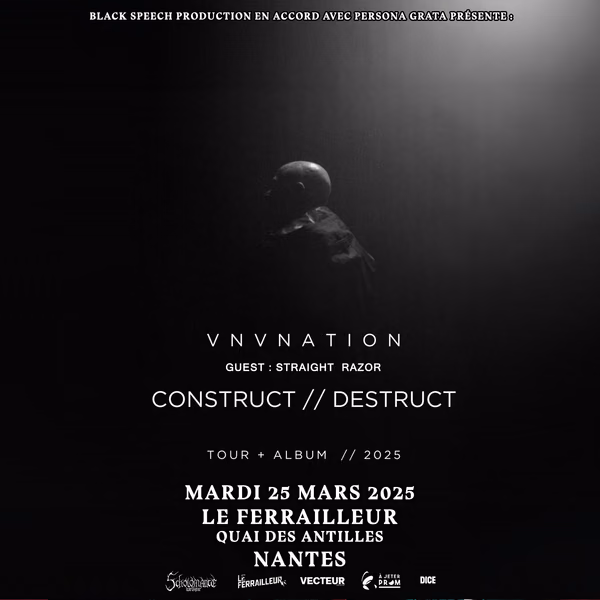 Affiche de l'événement Vnv Nation + Straight Razor